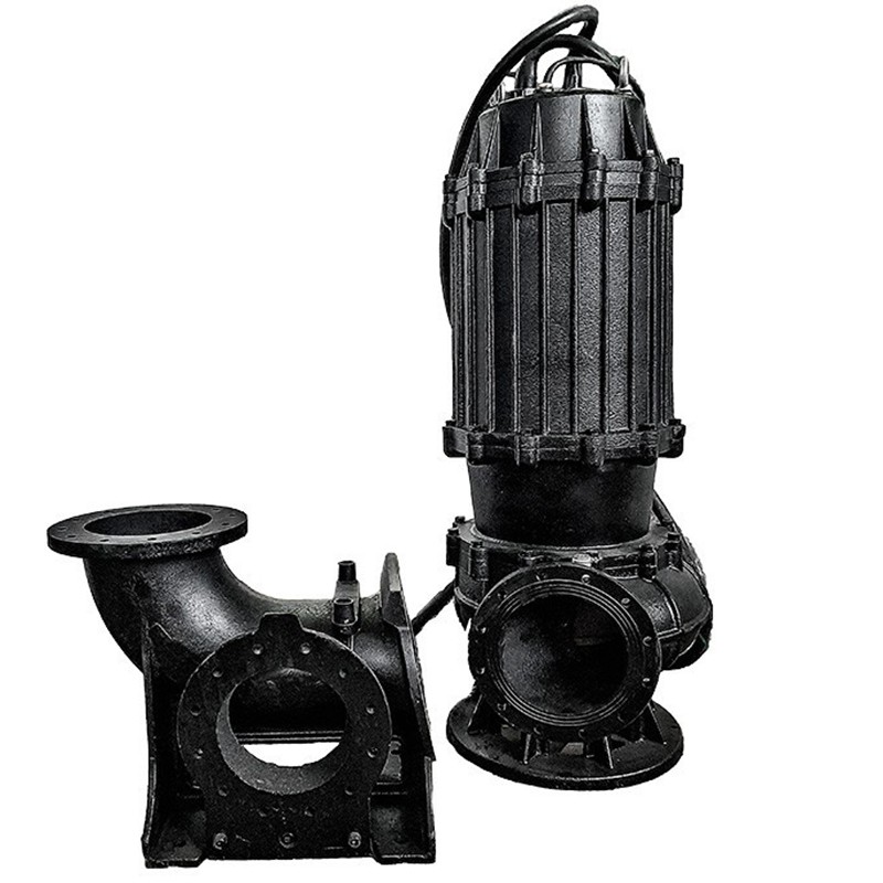 Насос канализационный CNP 150WQ200-22-22AC(I) 22кВт 3х380В чугунный с автоматической трубной муфтой DN 150 кабель 9м 40гр.-2
