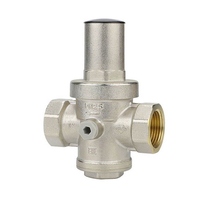 Регулятор давления VARMEGA VM127 DN 32 PN25 поршневой под манометр 8,5kv G-1 1/4'' никелированный-1