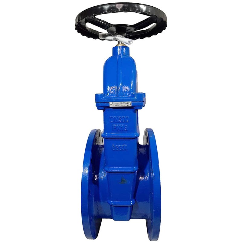Задвижка чугунная 30ч39р DN 300 PN 10(16) с обрезиненным клином EPDM до 120гр. фланцевый ручной СИБЗТА-1