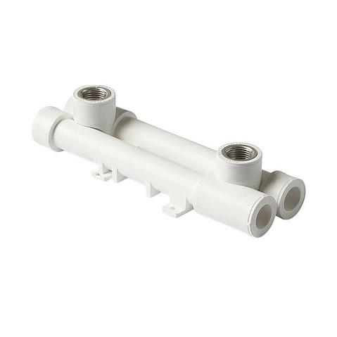 Комплект универсальный настенный ПП 20-1/2'' PN 25 с внутренней резьбой белый Pro Aqua PA60008 купить в Кемерово | "Проконсим"