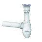 Сифон для умывальника Unicorn А210, 40х40 прямой отвод, 1 1/2'' х40 чаша из нержавеющей стали купить в Кемерово | "Проконсим"