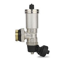 Конечные элементы для коллектора DN 25 PN 10 с автоматическими воздухоотводчиками и дренажными кранами Varmega купить в Кемерово | "Проконсим"