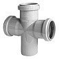 Крестовина ПП для канализации прямой 87,5гр. 110-110-110 Valfex купить в Кемерово | "Проконсим"