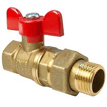 Краны латунные шаровые 11Б27фт1М DN 15-32 PN 40 бабочка американка Valfex.227.LB1 купить в Кемерово | "Проконсим"