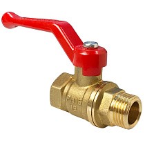 Краны латунные шаровые 11Б27фт1М DN 15-50 PN 25-40 рычаг муфта-штуцер Valfex.215.LR1 купить в Кемерово | "Проконсим"