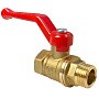 Краны латунные шаровые 11Б27фт1М DN 15-50 PN 25-40 рычаг муфта-штуцер Valfex.215.LR1 купить в Кемерово | "Проконсим"