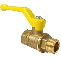 Краны латунные шаровые газовые 11Б27фтМ DN 15-50 PN 25-40 рычаг муфта-штуцер Valfex.272.LR3 купить в Кемерово | "Проконсим"