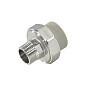 Муфта комбинированная разъёмная VALFEX 32 PN 25 G-3/4'' американка-НР серая купить в Кемерово | "Проконсим"