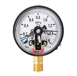  Манометр Росма ТМ-510Р.04 IP54, 100мм, 0-1,6МПа, резьба M20x1,5, с электронной приставкой тип I, радиальный, класс точности 1,5 (930092832) со склада Проконсим в Кемерово