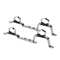 Кронштейн стальной Varmega VM15970 никелированный DN25 195-260мм регулируемый на 2 хомута для коллектора (2 шт.) купить в Кемерово | "Проконсим"