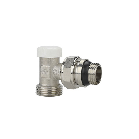 Клапан радиаторный VARMEGA VM10212 DN15x20 PN10 угловой настроечный G-1/2''х3/4'' еврокомус, с уплотнением штуцер купить в Кемерово | "Проконсим"