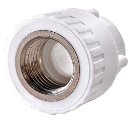  Муфта ПП 16-1/2'' PN 25 белая РВК 20415 (930659069) со склада Проконсим в Кемерово