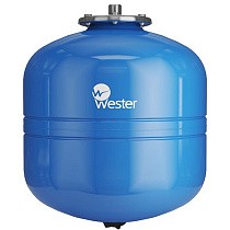 Гидроаккумуляторы для водоснабжения DN 20-25 PN 10 вертикальные голубые WESTER купить в Кемерово | "Проконсим"