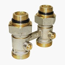 Узелы нижнего подключения Vekotrim DN 15 PN 10 прямой для двухтрубной системы радиаторов купить в Кемерово | "Проконсим"
