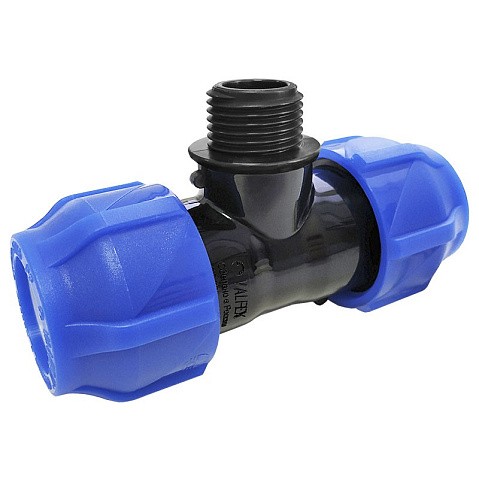Тройник компрессионный переходной Valfex DN-50 PN-16 G-1 1/2'' НР купить в Кемерово | "Проконсим"