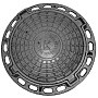 Люк чугунный Т (С250)-1-60 4-ушковый нагрузка 250кН h 80 Центролит купить в Кемерово | "Проконсим"