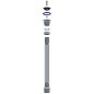 Сифон гофрированный Unicorn D240, 40х50 гибкий отвод, 1 1/2'' х40 чашка из нержавеющей стали, 1500мм купить в Кемерово | "Проконсим"