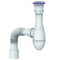 Сифон для умывальника Unicorn А220Р, 40х50 гибкий отвод, 1 1/2'' х40 пластиковая чаша купить в Кемерово | "Проконсим"