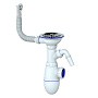 Сифон для мойки Unicorn В431V, без отвода, 3 1/2'' х40 с отводом для стиральной машины, круглый перелив купить в Кемерово | "Проконсим"