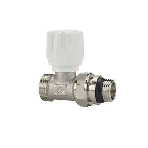 Клапан радиаторный VARMEGA VM10111 DN15 PN10 прямой G-1/2'' с уплотнением муфта-штуцер купить в Кемерово | "Проконсим"