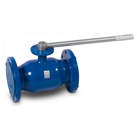 Кран стальной шаровой цельносварной TEMPER КШ.Ц.Ф, DN 125 PN 16, 350мм, стандартнопроходной, фланцевый с ручкой купить в Кемерово | "Проконсим"