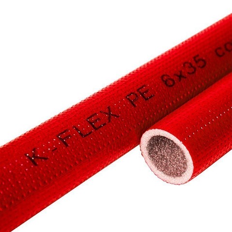 Трубка теплоизоляционная K-FLEX COMPACT RED, DN 18 толщина 9мм от -40 до +95°C длина 2м купить в Кемерово | "Проконсим"