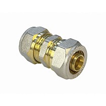 Муфты латунные для PEX труб DN 20-32 PN 10 переходные обжимные никелированные Valfex VF.303.N купить в Кемерово | "Проконсим"