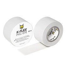 Лента теплоизоляционная K-FLEX PVC AT 070, DN 25, L = 25м, Tmax = 125гр. белый купить в Кемерово | "Проконсим"