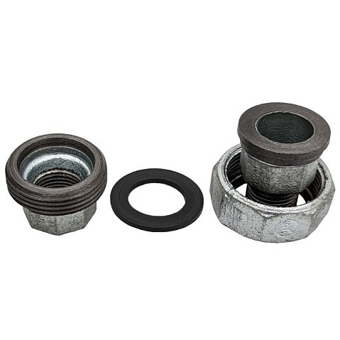 Американка чугунная оцинкованная DN40 PN16 м-шт с прокладкой Fittex Plus купить в Кемерово | "Проконсим"