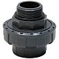 Муфта разборная НПВХ DN 63-2" PN 16 клеевая с наружной резьбой черная Aquaviva BMG63200 купить в Кемерово | "Проконсим"