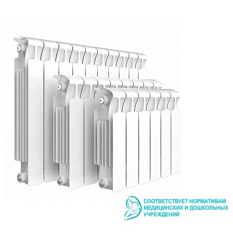 Радиатор монолитный RIFAR MONOLIT Ventil VL 80х261х100 19секц. 300/100Вт купить в Кемерово | "Проконсим"
