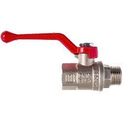  Латунный шаровой кран Ду32 Ру40 Valfex VF.215.NR1.114.DP 11Б27фт1М ВР-НР, проход , рычаг. (111201036) со склада Проконсим в Кемерово