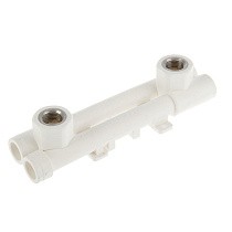 Комплект универсальный ПП -ВР 25-1/2'' PN 25 боковая подводка белый купить в Кемерово | "Проконсим"