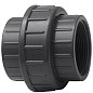 Муфта разборная НПВХ DN 32-1" PN 16 клеевая с внутренней резьбой черная Aquaviva BOG32100 купить в Кемерово | "Проконсим"