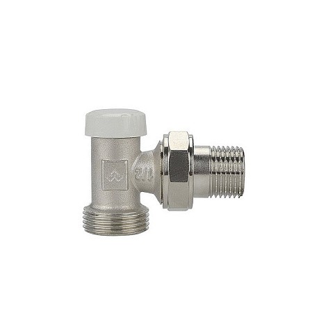Клапан радиаторный VARMEGA VM10202 DN15x20 PN10 угловой настроечный с еврокомусом G-1/2х3/4'' штуцер купить в Кемерово | "Проконсим"