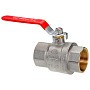 Кран латунный шаровый DN 80 PN 25 никелированный рычаг муфта-муфта РИДАН BVR-R 065B8314R