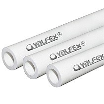 Трубы ПП SDR 6 DN 20-110 PN 20 для ГВС белые Valfex купить в Кемерово | "Проконсим"