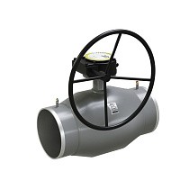 Краны стальные шаровые регулирующие DN 125-300 PN 25 цельносварные приварные с редуктором LD Regula купить в Кемерово | "Проконсим"