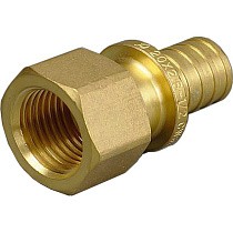 Муфты латунные для PEX труб DN 16-32 PN 10 под надвижную гильзу с внутренней резьбой ONE PLUS купить в Кемерово | "Проконсим"