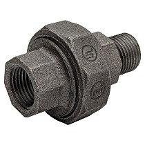 Американка чугунная DN 15-50 PN 16 муфта-штуцер с плоской прокладкой Fittex Plus купить в Кемерово | "Проконсим"