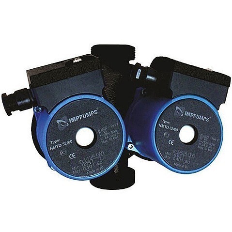 Насос циркуляционный с мокрым ротором NMTD PLUS 25/90-180 100Вт 1х220В сдвоенный с электронным упр. резьбовой PN10 110C IMP PUMPS купить в Кемерово | "Проконсим"