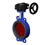Затвор дисковый поворотный DN 300 PN 16 межфланцевый с диском из чугуна уплотнение-EPDM редуктор Tecofi VPI4448 купить в Кемерово | "Проконсим"
