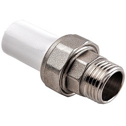  Муфта ПП разьемная 40-1'' PN 25 белая РВК 20551 (930659134) со склада Проконсим в Кемерово