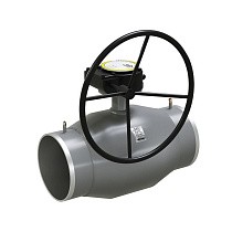 Краны стальные шаровые регулирующие DN 125-300 PN 25 цельносварные приварные с редуктором LD Energy Regula купить в Кемерово | "Проконсим"