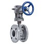Затвор стальной дисковый DN 65 PN 25 до 425гр. с тройным эксцентриситетом фланцевый с редуктором Арма-Пром ЗПД-САЗ купить в Кемерово | "Проконсим"