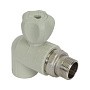 Краны шаровые ПП DN 20-25 PN 25 для радиатора угловые серые Valfex купить в Кемерово | "Проконсим"