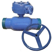 Краны стальные шаровые цельносварные КШ.Ц.П.Р DN 125 PN 25 приварные с редуктором Seagull купить в Кемерово | "Проконсим"