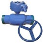 Краны стальные шаровые цельносварные КШ.Ц.П.Р DN 125 PN 25 приварные с редуктором Seagull купить в Кемерово | "Проконсим"