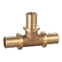 Тройники переходные латунные для PEX-PEX труб DN 16-32 PN 16 под надвижную гильзу PLP купить в Кемерово | "Проконсим"