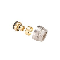 Фитинг обжимной для ПЭ и МП-трубы (евроконус) MVI 3/4'' 16x2.2 купить в Кемерово | "Проконсим"